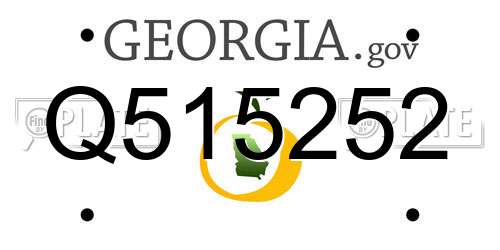 Q515252 Georgia License Plate