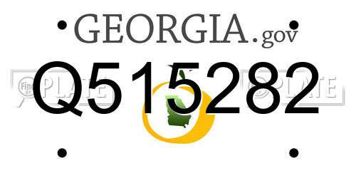 Q515282 Georgia License Plate
