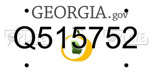 Q515752 Georgia License Plate