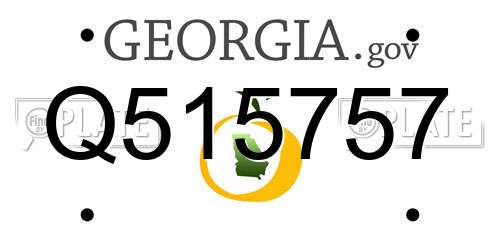 Q515757 Georgia License Plate