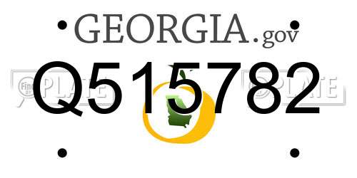 Q515782 Georgia License Plate