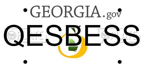QESBESS Georgia License Plate