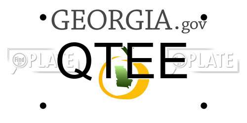 QTEE Georgia License Plate