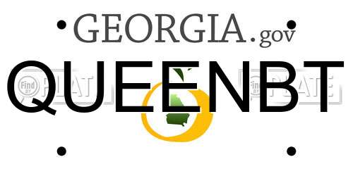 QUEENBT Georgia License Plate