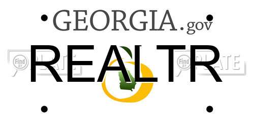 REALTR Georgia License Plate