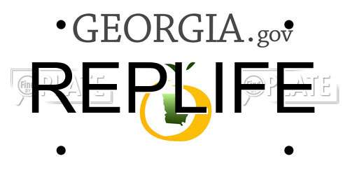 REPLIFE Georgia License Plate