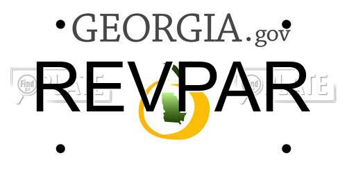 REVPAR Georgia License Plate