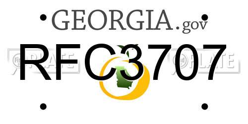RFC3707 Georgia License Plate