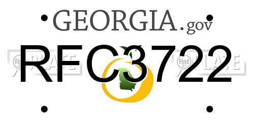 RFC3722 Georgia License Plate