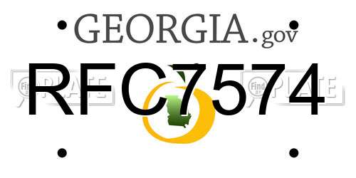 RFC7574 Georgia License Plate