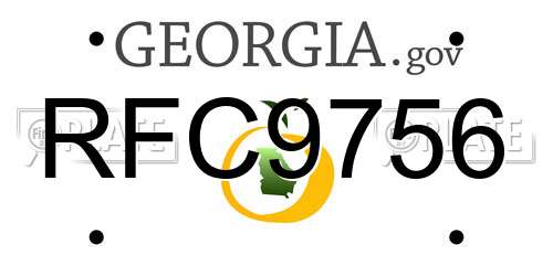 RFC9756 Georgia License Plate