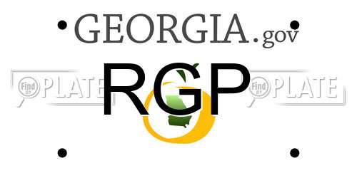 RGP Georgia License Plate