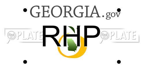 RHP Georgia License Plate