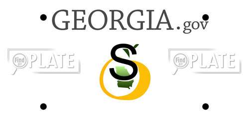 S Georgia License Plate