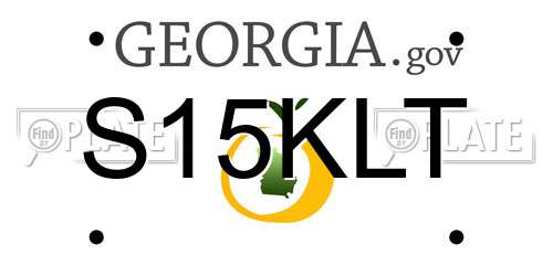 S15KLT Georgia License Plate