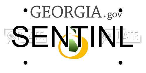 SENTINL Georgia License Plate