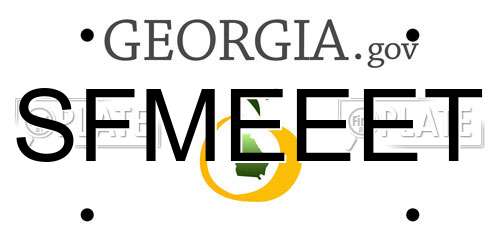 SFMEEET Georgia License Plate