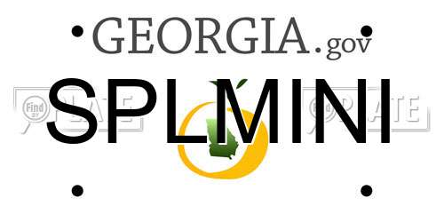 SPLMINI Georgia License Plate