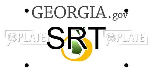 SRT Georgia License Plate