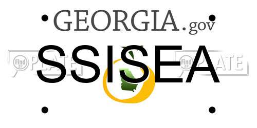 SSISEA Georgia License Plate