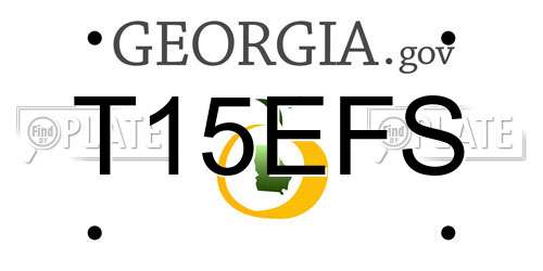 T15EFS Georgia License Plate