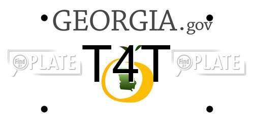 T4T Georgia License Plate
