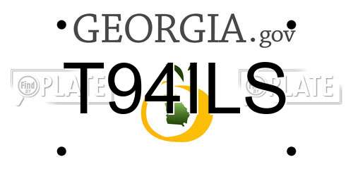 T94ILS Georgia License Plate