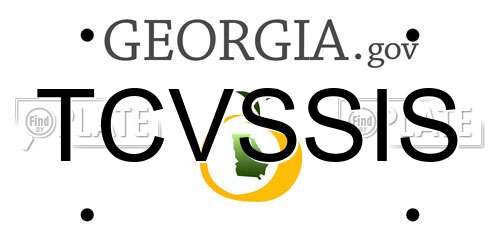 TCVSSIS Georgia License Plate