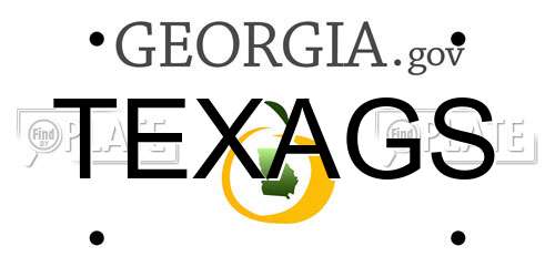 TEXAGS Georgia License Plate