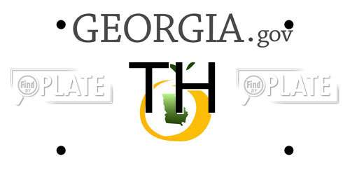 TH Georgia License Plate