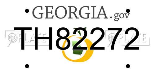 TH82272 Georgia License Plate