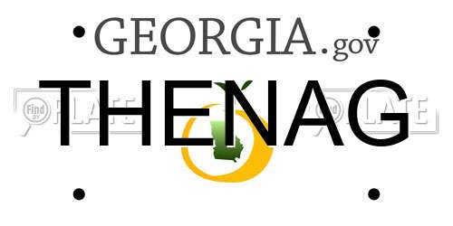 THENAG Georgia License Plate