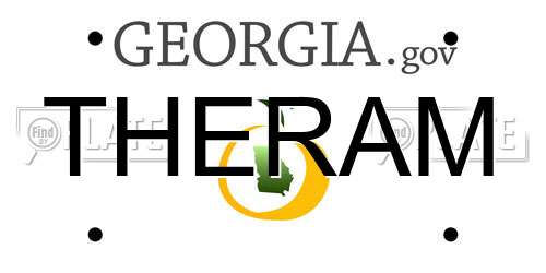 THERAM Georgia License Plate