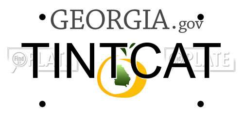 TINTCAT Georgia License Plate