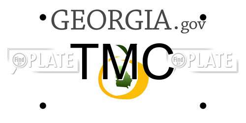 TMC Georgia License Plate