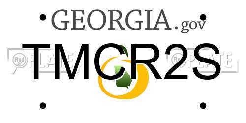 TMCR2S Georgia License Plate