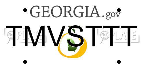 TMVSTTT Georgia License Plate