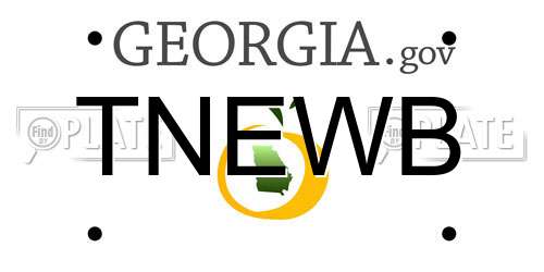 TNEWB Georgia License Plate