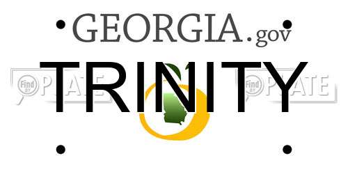TRINITY Georgia License Plate