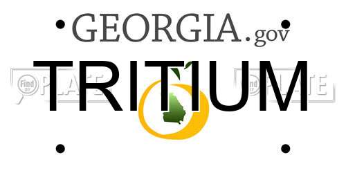 TRITIUM Georgia License Plate