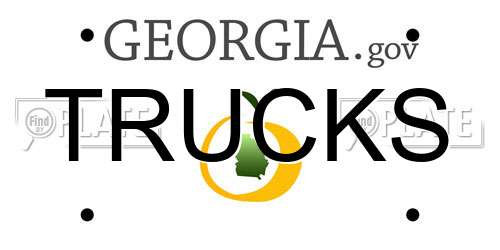 TRUCKS Georgia License Plate