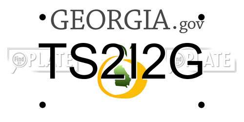 TS2I2G Georgia License Plate