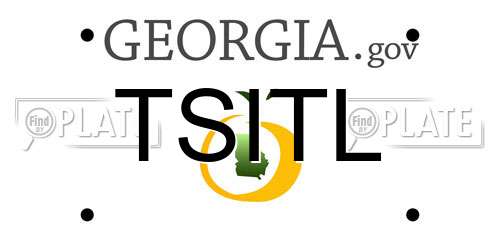 TSITL Georgia License Plate