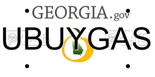 UBUYGAS Georgia License Plate