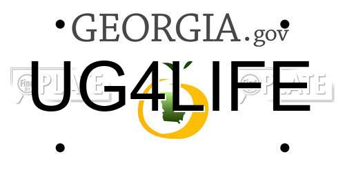 UG4LIFE Georgia License Plate