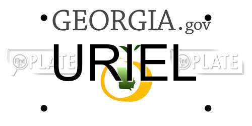 URIEL Georgia License Plate