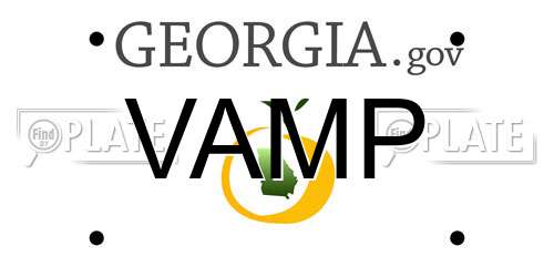 VAMP Georgia License Plate