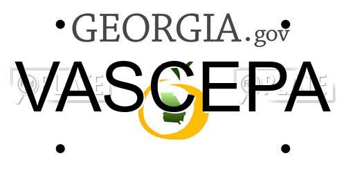 VASCEPA Georgia License Plate