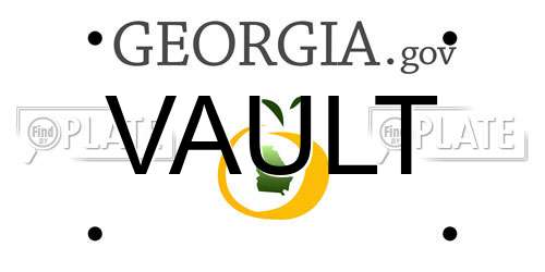 VAULT Georgia License Plate