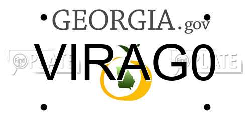VIRAG0 Georgia License Plate